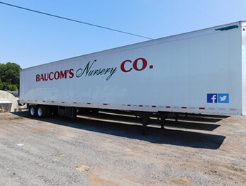 Baucom's Nursery truck